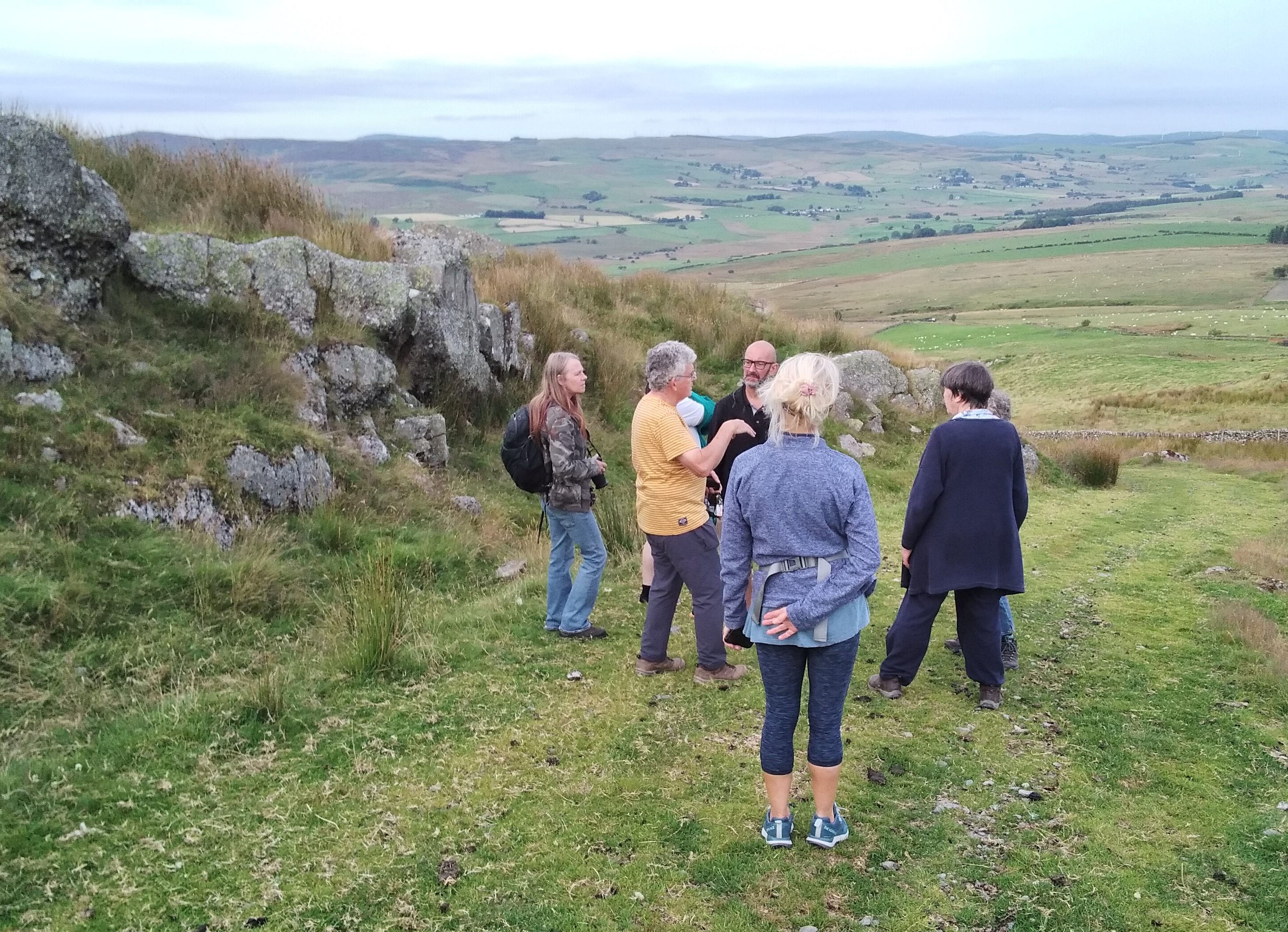Members Walk up Garn Prys